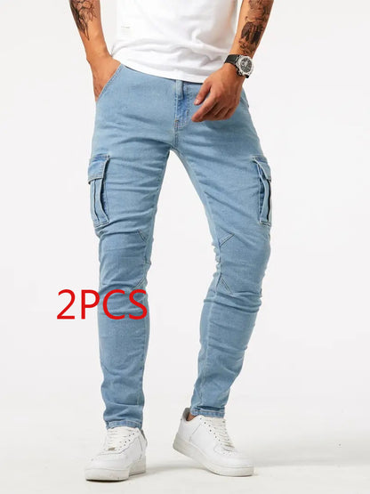 Men'S Casual Multi-Bag Labor Protection Pants